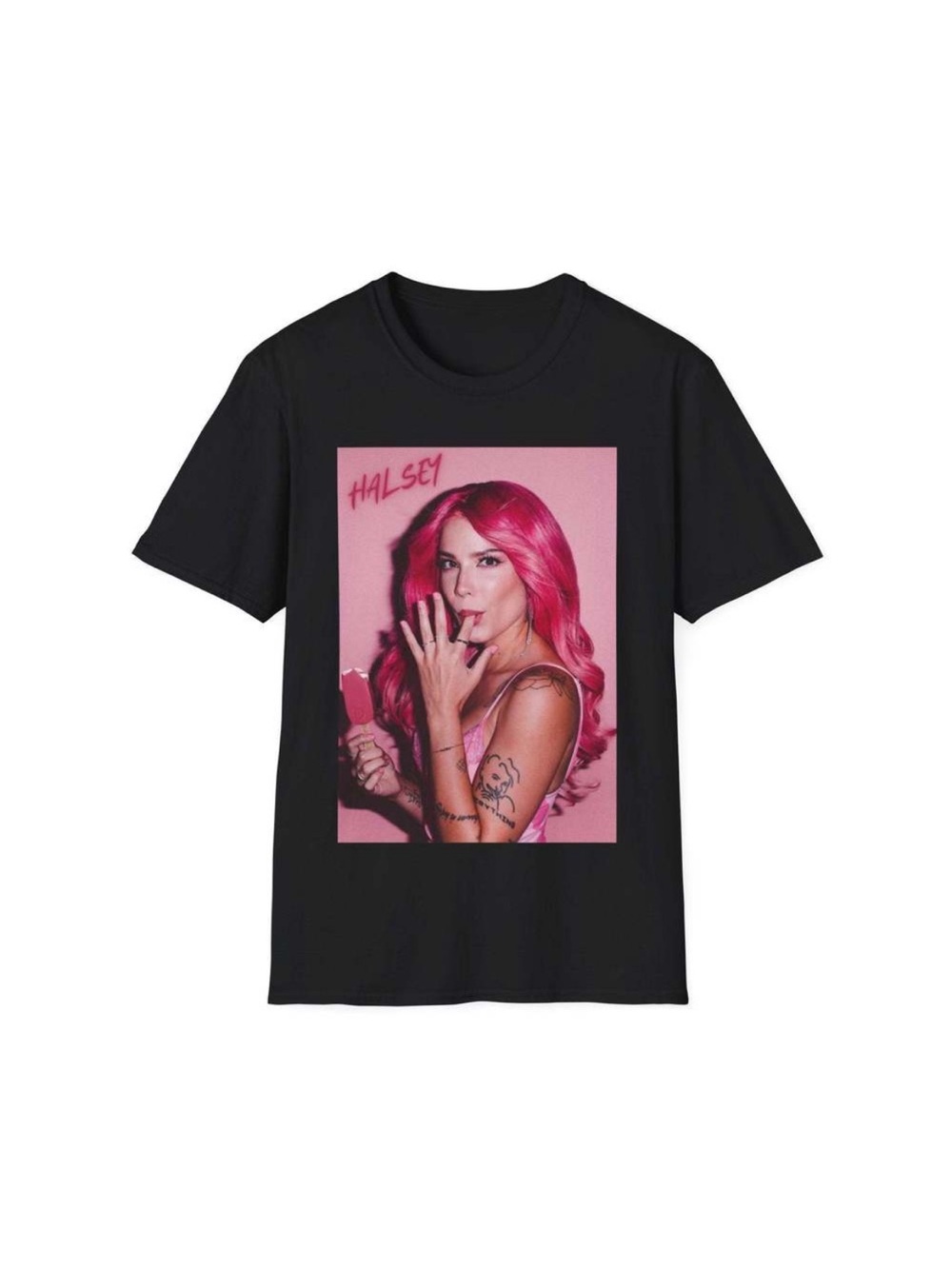 Halsey Pink Photo Graphic Tee